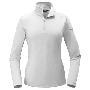 The North Face Women's TNF Light Grey Heather Tech 1/4-Zip Fleece