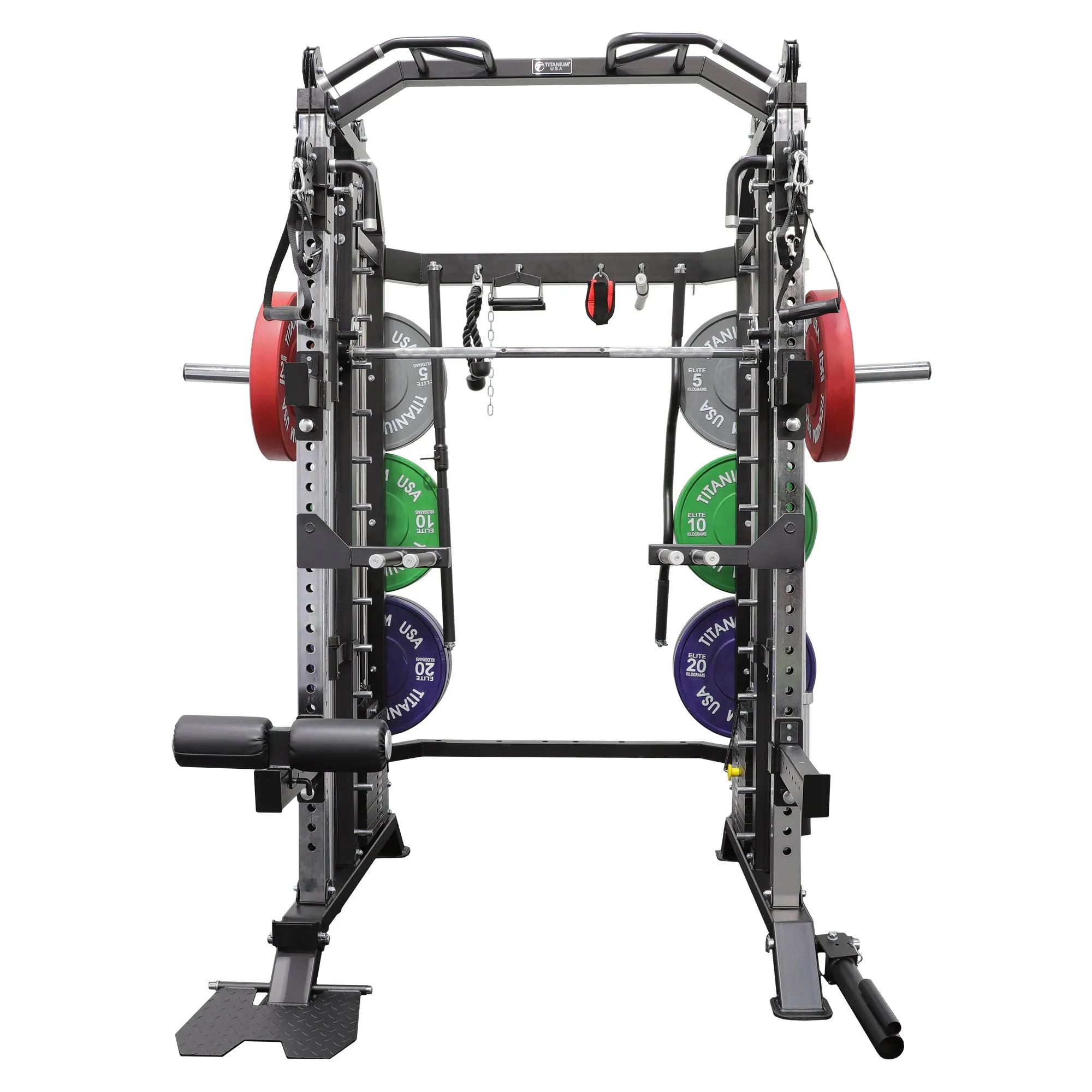TITANIUM USA G40 GOLIATH FUNCTIONAL SMITH MACHINE WITH WEIGHT STACKS