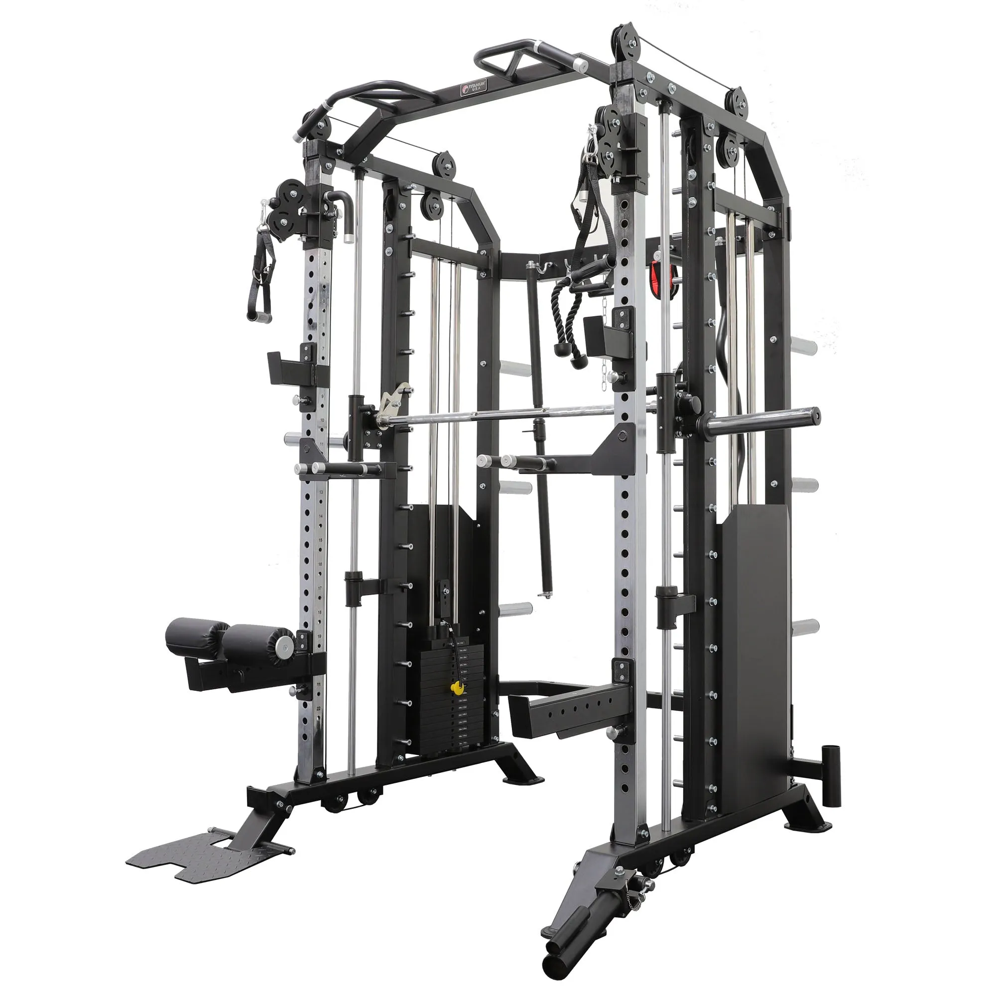 TITANIUM USA G40 GOLIATH FUNCTIONAL SMITH MACHINE WITH WEIGHT STACKS