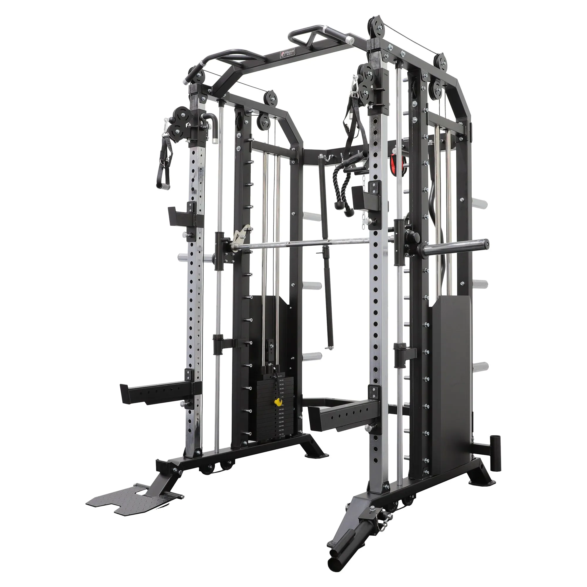 TITANIUM USA G40 GOLIATH FUNCTIONAL SMITH MACHINE WITH WEIGHT STACKS