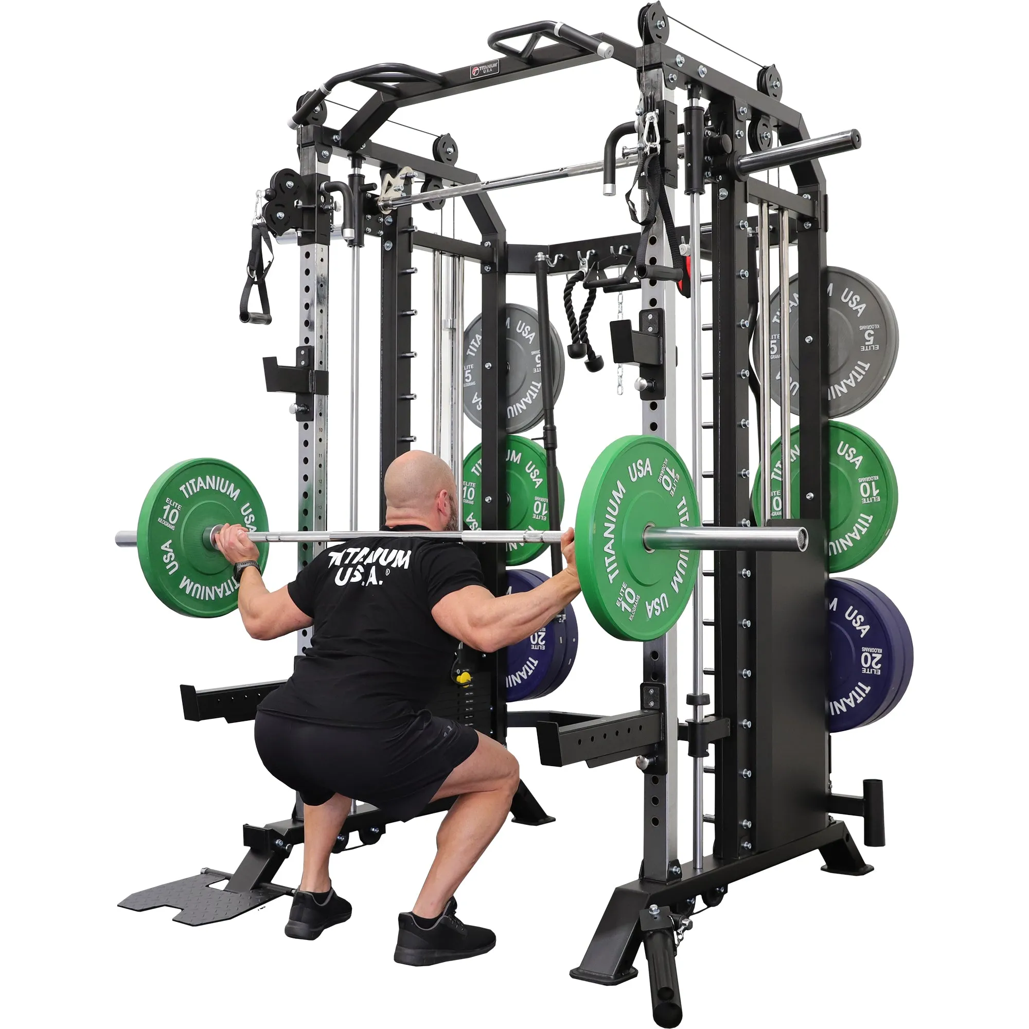 TITANIUM USA G40 GOLIATH FUNCTIONAL SMITH MACHINE WITH WEIGHT STACKS