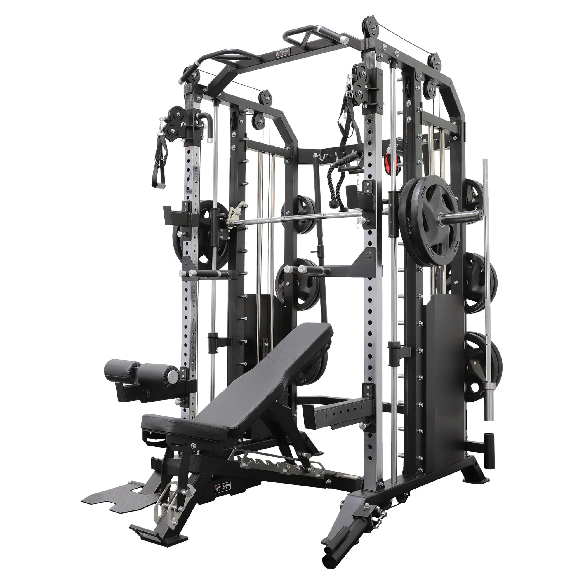 TITANIUM USA G40 GOLIATH FUNCTIONAL SMITH MACHINE WITH WEIGHT STACKS