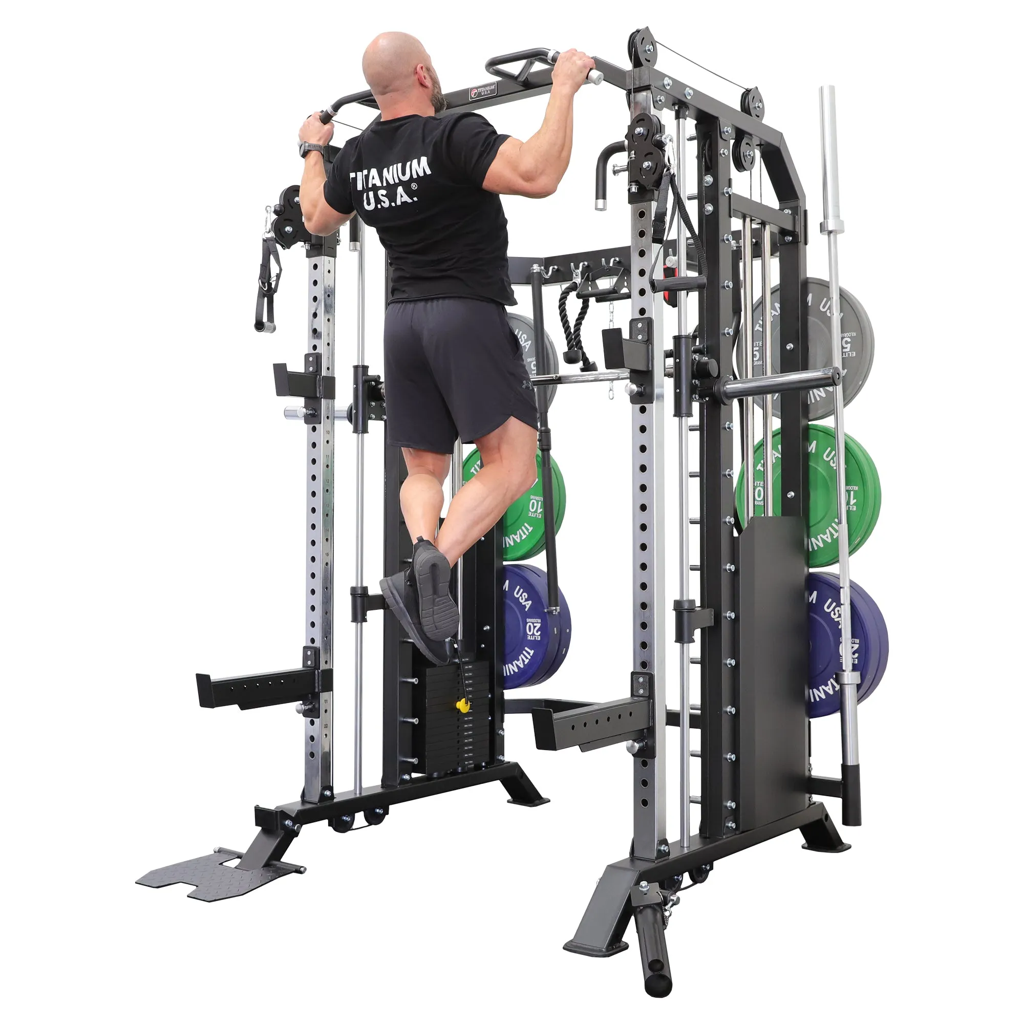 TITANIUM USA G40 GOLIATH FUNCTIONAL SMITH MACHINE WITH WEIGHT STACKS