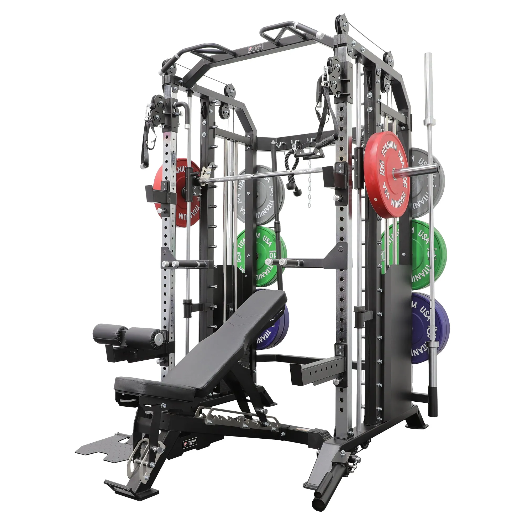 TITANIUM USA G40 GOLIATH FUNCTIONAL SMITH MACHINE WITH WEIGHT STACKS