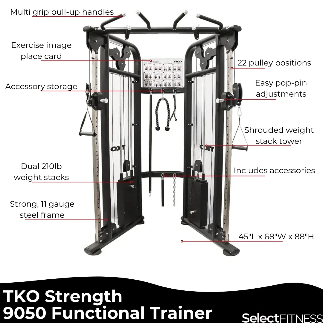 TKO 9050 Functional Trainer Commercial Cable Machine