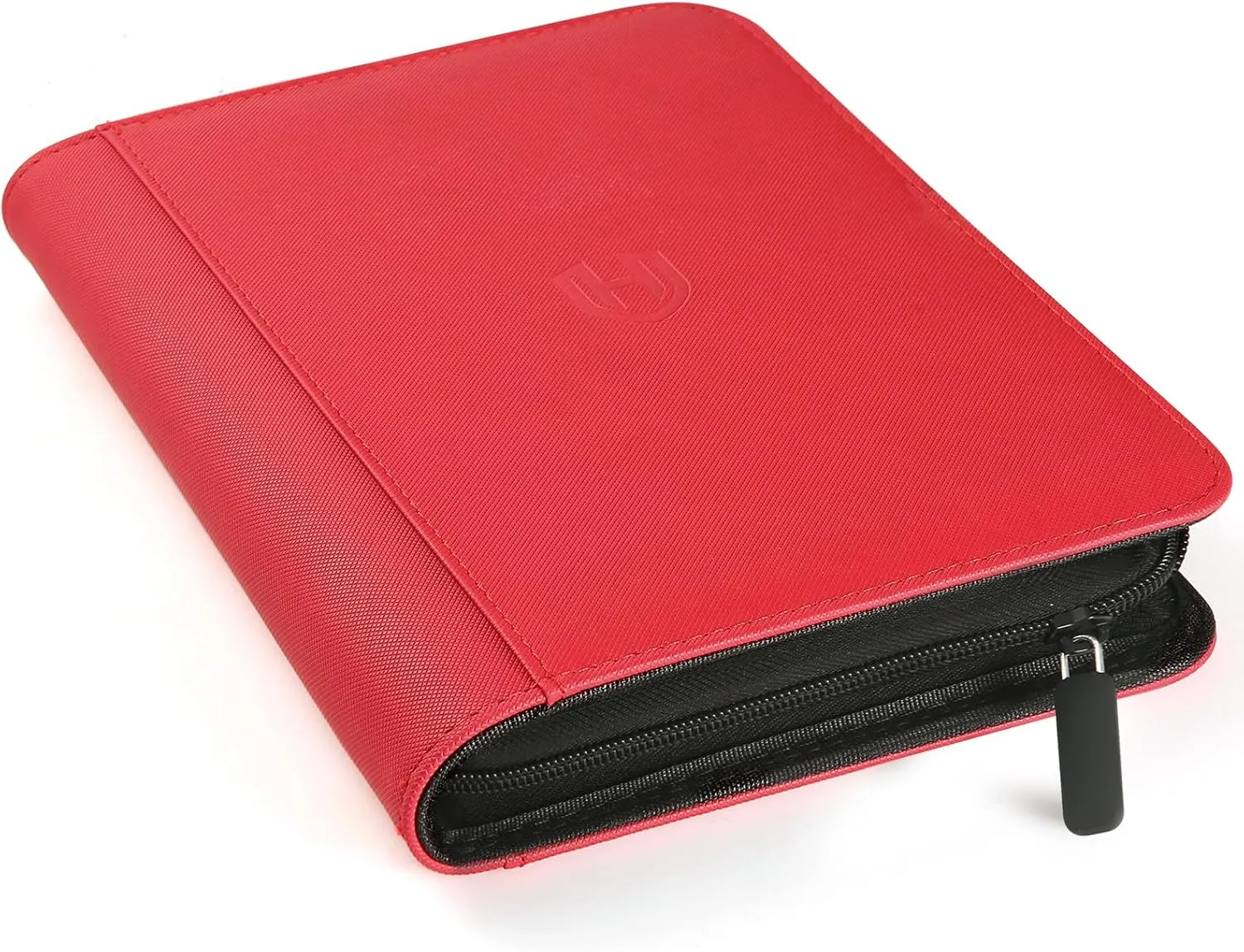 Trading Card Binder with Sleeves, Red, 288 Card Storage Capacity, Durable and Waterproof