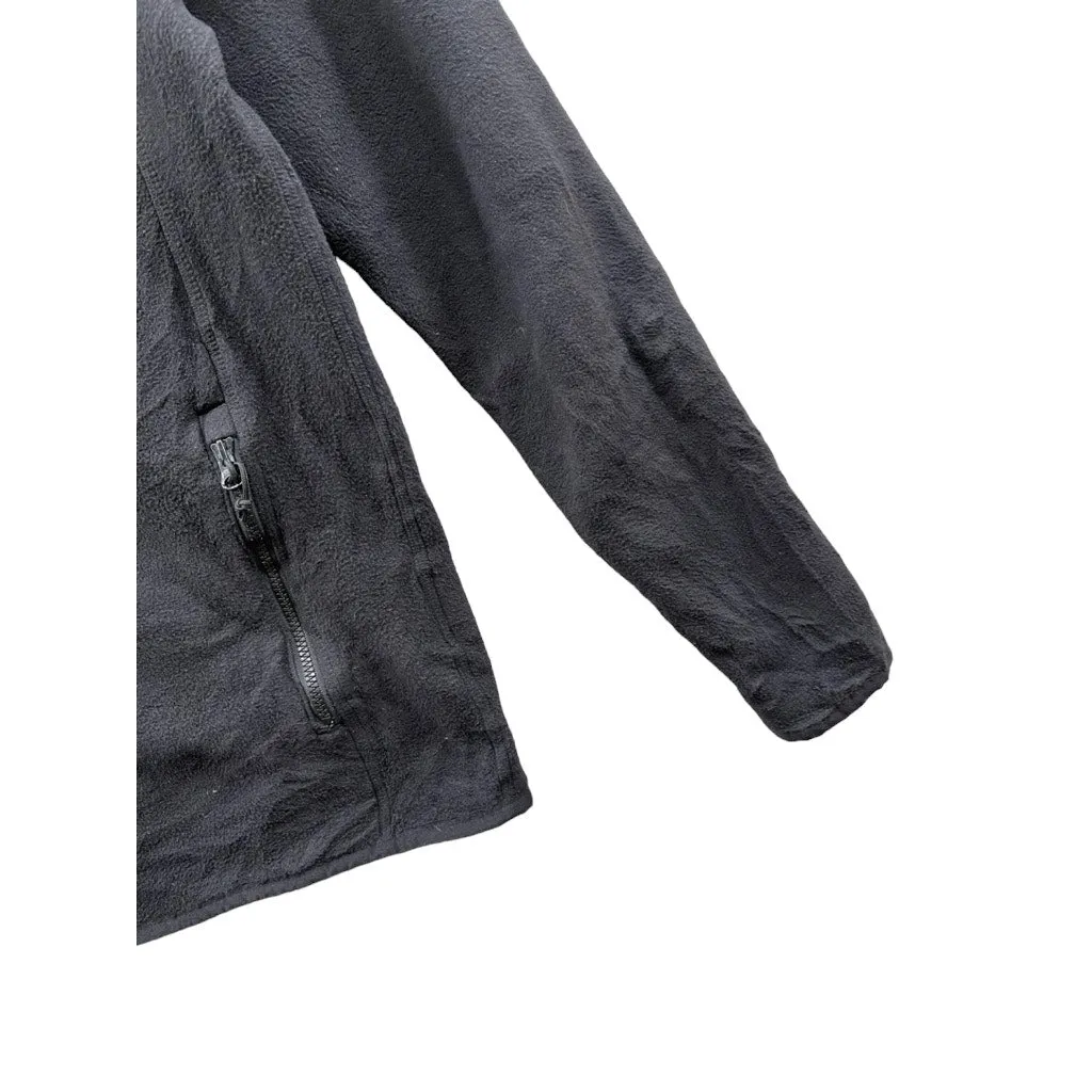 Vintage The North Face Men's Black Full Zip Fleece Jacket (M)
