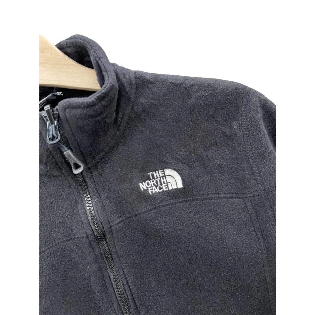 Vintage The North Face Men's Black Full Zip Fleece Jacket (M)