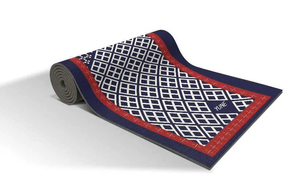 Yoga Mat | 6mm Thick | Blue | Non-Slip | Eco Friendly | Yune Yoga | Reiko