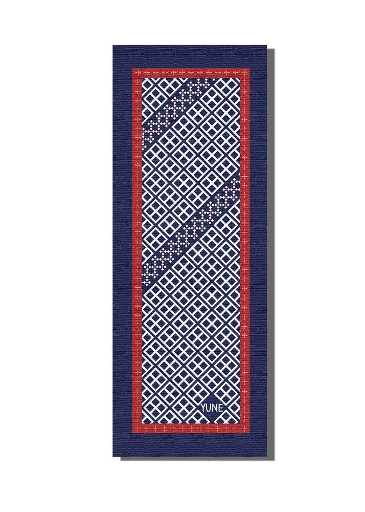 Yoga Mat | 6mm Thick | Blue | Non-Slip | Eco Friendly | Yune Yoga | Reiko