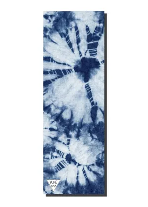 Yoga Mat | 6mm Thick | Blue Tie Dye | Non-Slip | Eco Friendly | Yune Yoga | Ataraxy