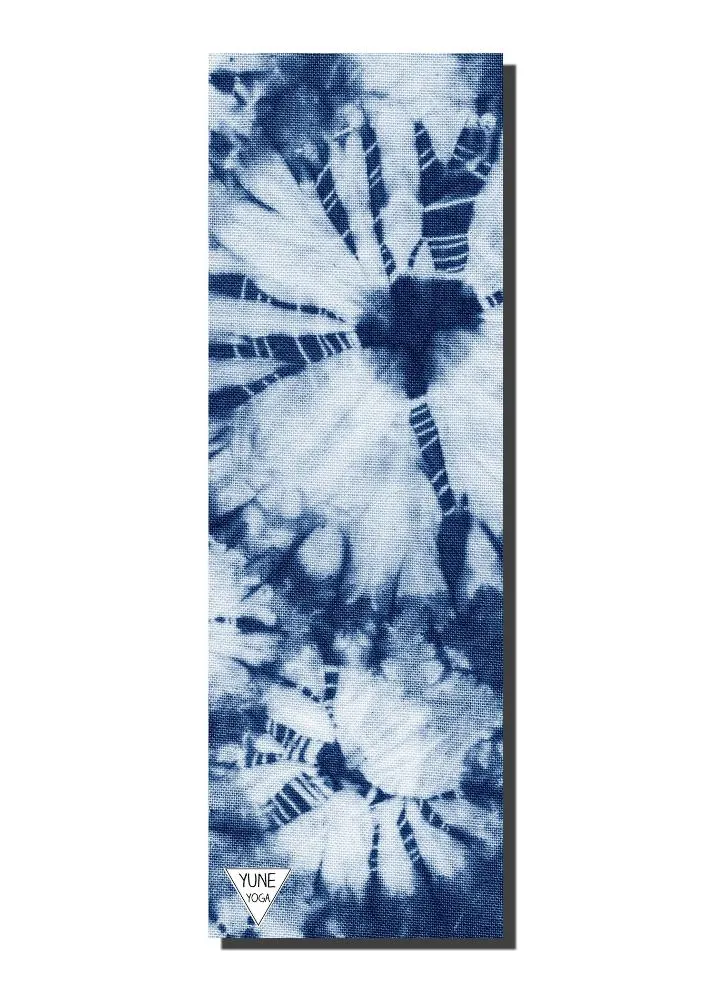 Yoga Mat | 6mm Thick | Blue Tie Dye | Non-Slip | Eco Friendly | Yune Yoga | Ataraxy