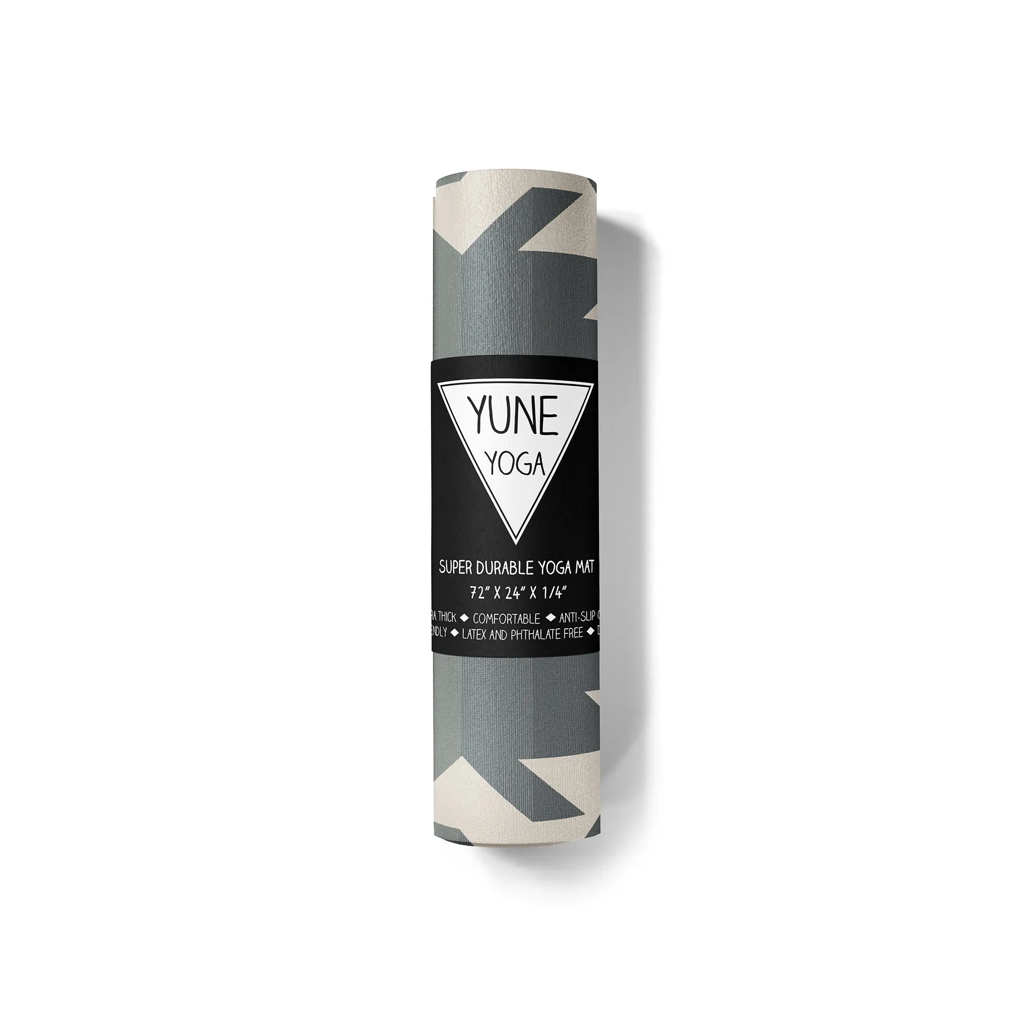 Yoga Mat | 6mm Thick | Multi Color | Non-Slip | Eco Friendly | Yune Yoga | Obsidian Ridge