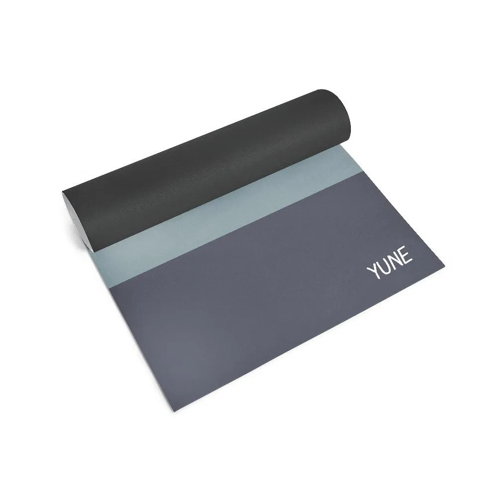 Yoga Mat | 6mm Thick | Multi Color Striped | Non-Slip | Eco Friendly | Yune Yoga | Tofino