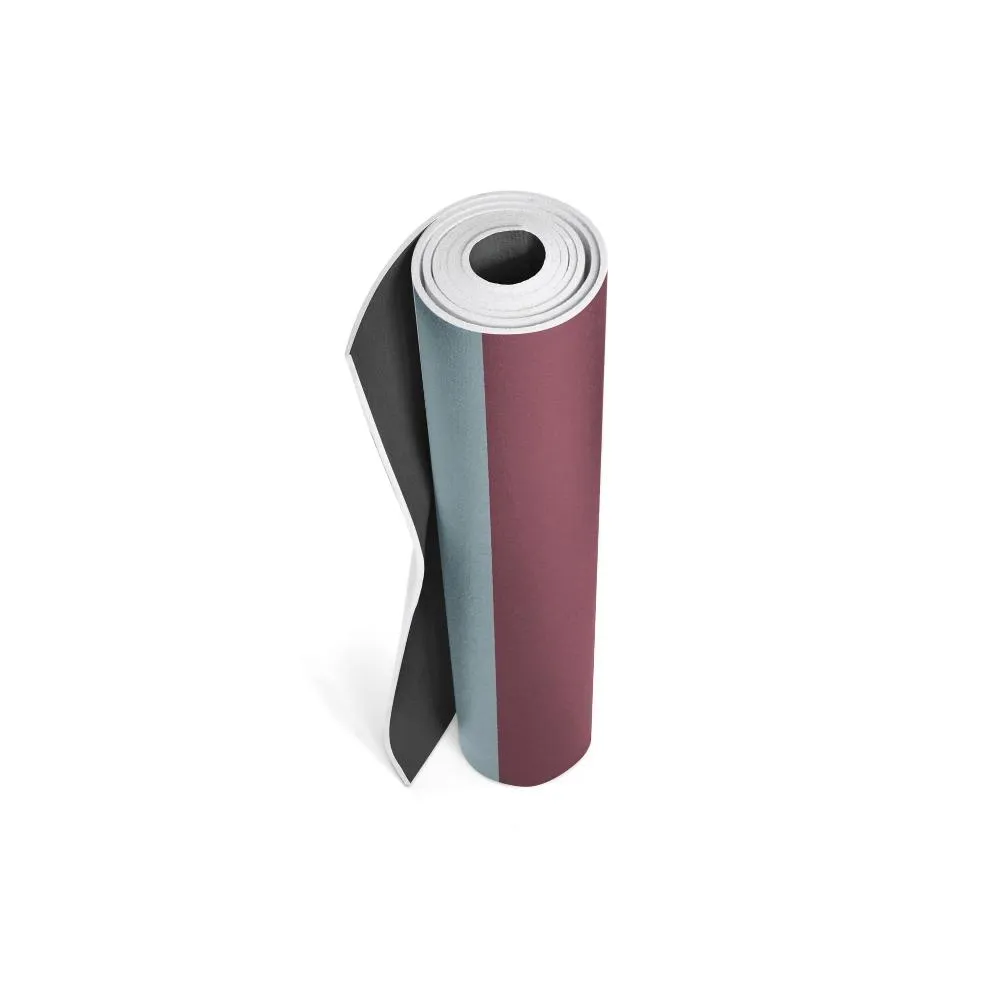 Yoga Mat | 6mm Thick | Multi Color Striped | Non-Slip | Eco Friendly | Yune Yoga | Tofino