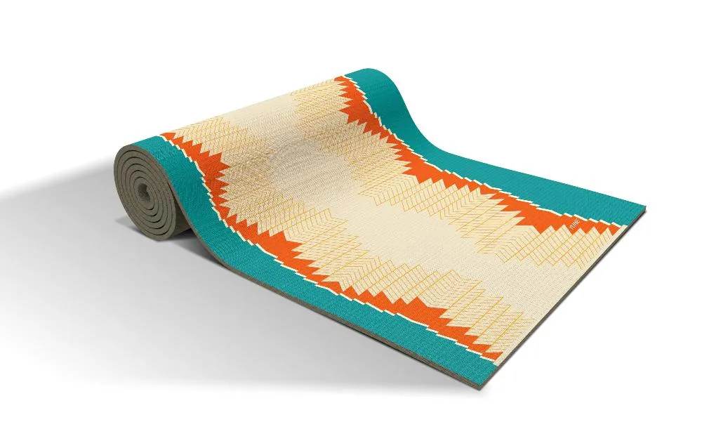 Yoga Mat | 6mm Thick | Multicolor | Non-Slip | Eco Friendly | Yune Yoga | Pagoda
