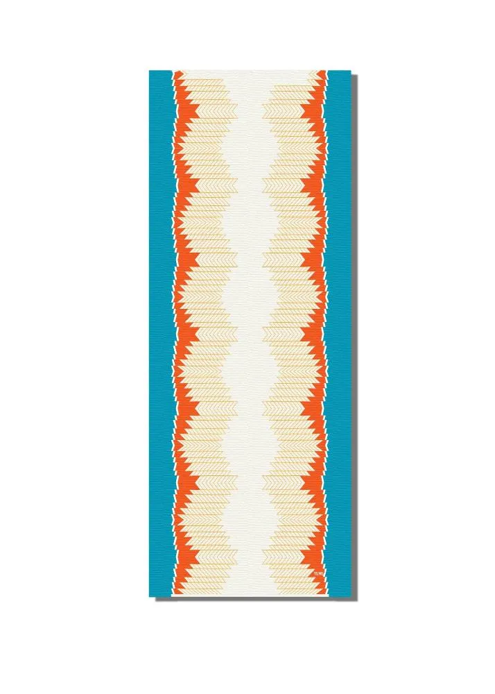 Yoga Mat | 6mm Thick | Multicolor | Non-Slip | Eco Friendly | Yune Yoga | Pagoda