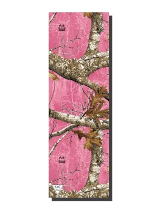 Yoga Mat | 6mm Thick | RealTree | Non-Slip | Eco Friendly | Yune Yoga | Edge Pink Pattern